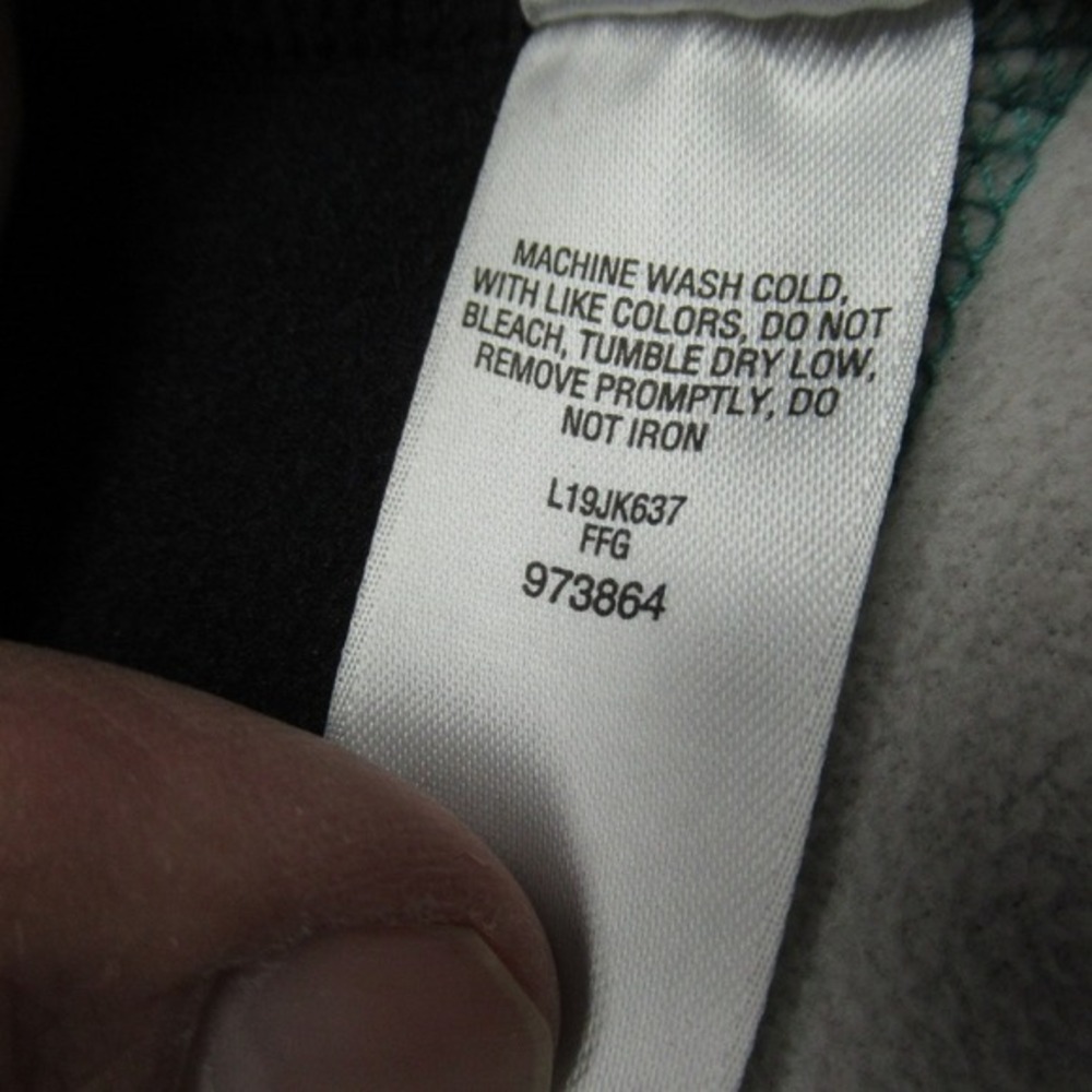 Cabelas Jacket Mens Small Green Black Tech Hiking Full Zip Pockets Sherpa Fleece - Picture 9 of 15